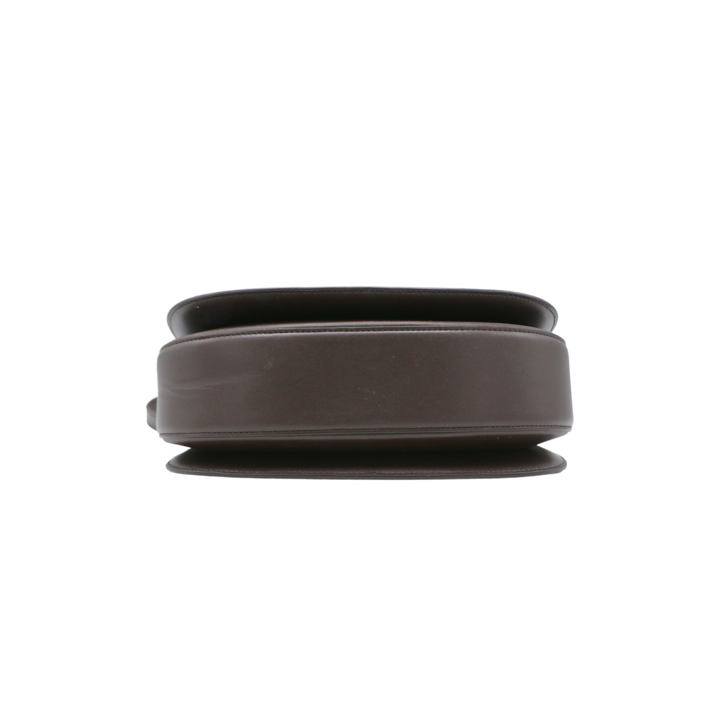 Loro Piana Medium Ghiera bag  Smooth Calfskin Dark Choco Licorice/Matcha Powder