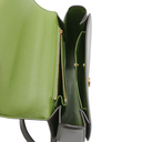 Loro Piana Medium Ghiera bag  Smooth Calfskin Dark Choco Licorice/Matcha Powder