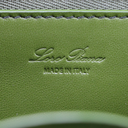Loro Piana Medium Ghiera bag  Smooth Calfskin Dark Choco Licorice/Matcha Powder