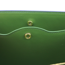 Loro Piana Medium Ghiera bag  Smooth Calfskin Dark Choco Licorice/Matcha Powder