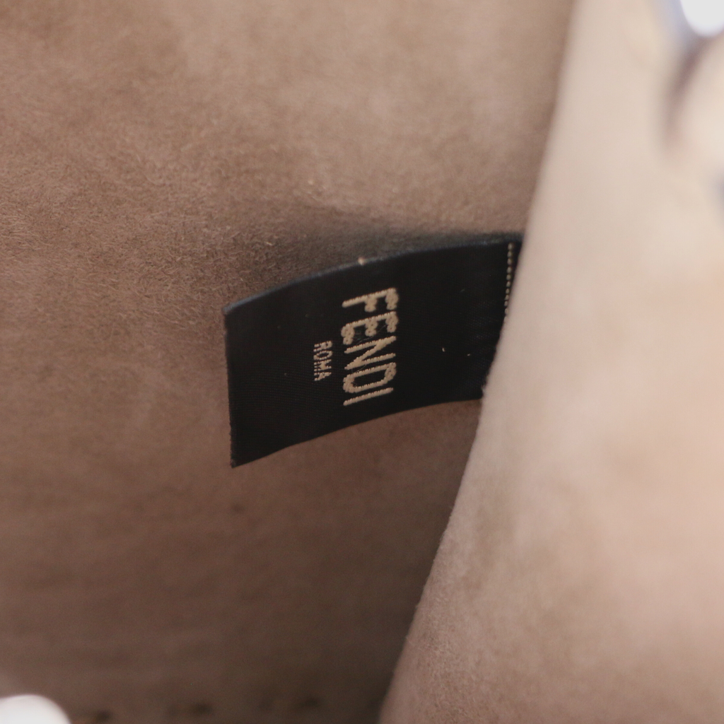 Fendi Cuoio Romano Selleria Chamois Small Peekaboo I SEE U Satchel Corda Camelia Cipria