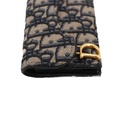 Christian Dior  Oblique Saddle Wallet Blue