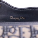 Christian Dior  Oblique Saddle Wallet Blue