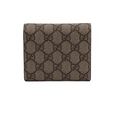 Gucci  Dionysus GG Supreme Canvas Card Case Wallet Beige 627073