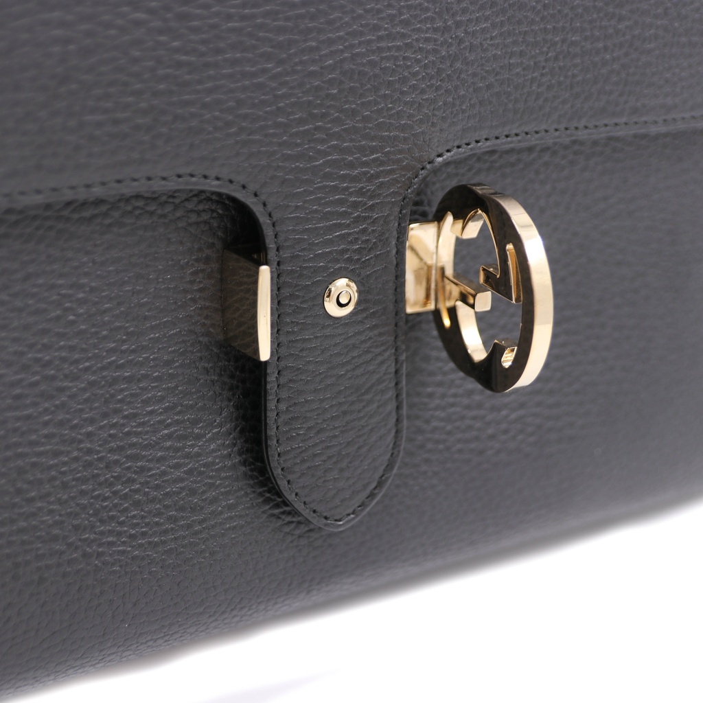 Gucci  Dollar Interlocking G Calfskin Leather Handbag 510306