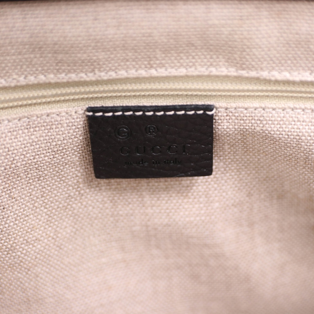 Gucci  Dollar Interlocking G Calfskin Leather Handbag 510306
