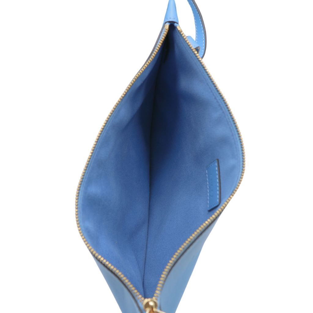 Gucci Tortissima Medium Tote Blue 788203