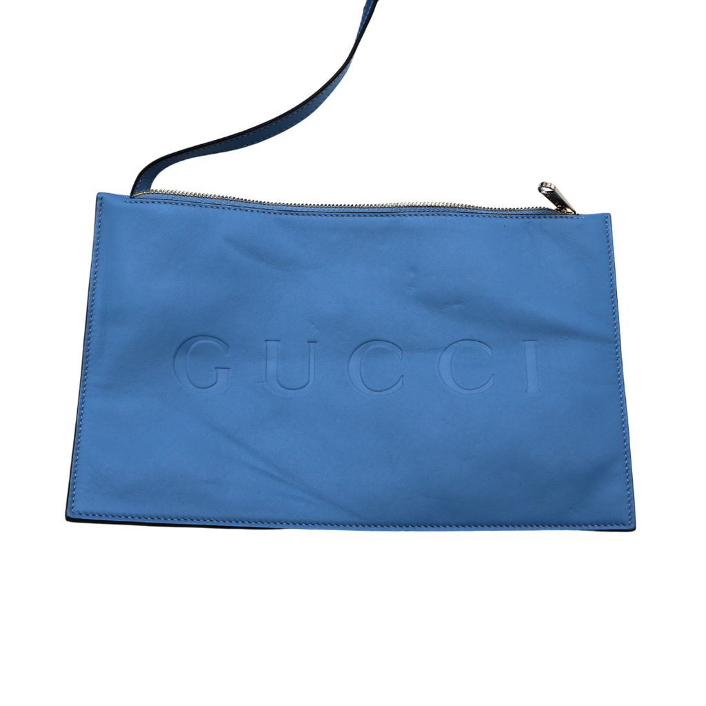 Gucci Tortissima Medium Tote Blue 788203