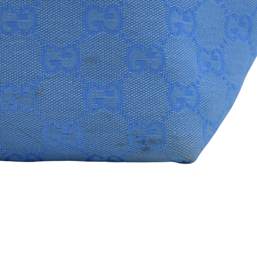 Gucci Tortissima Medium Tote Blue 788203