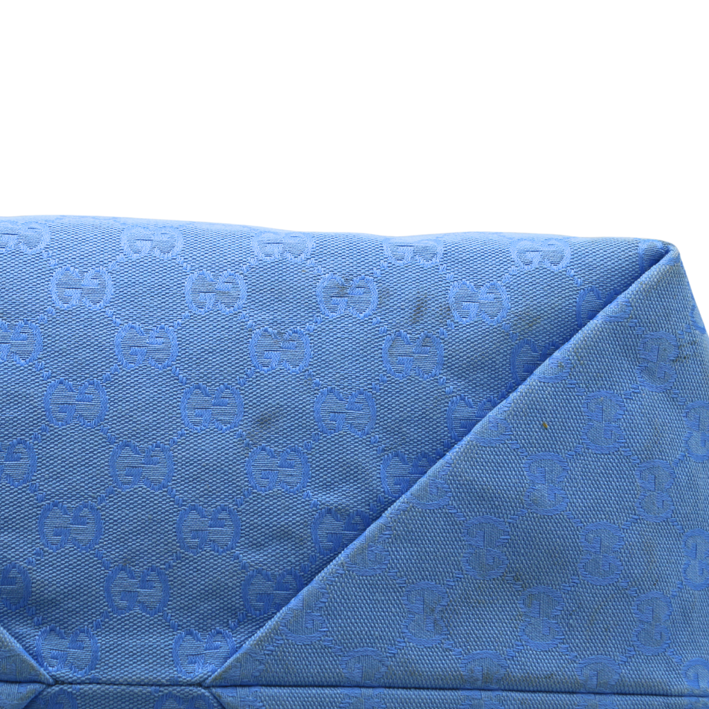 Gucci Tortissima Medium Tote Blue 788203