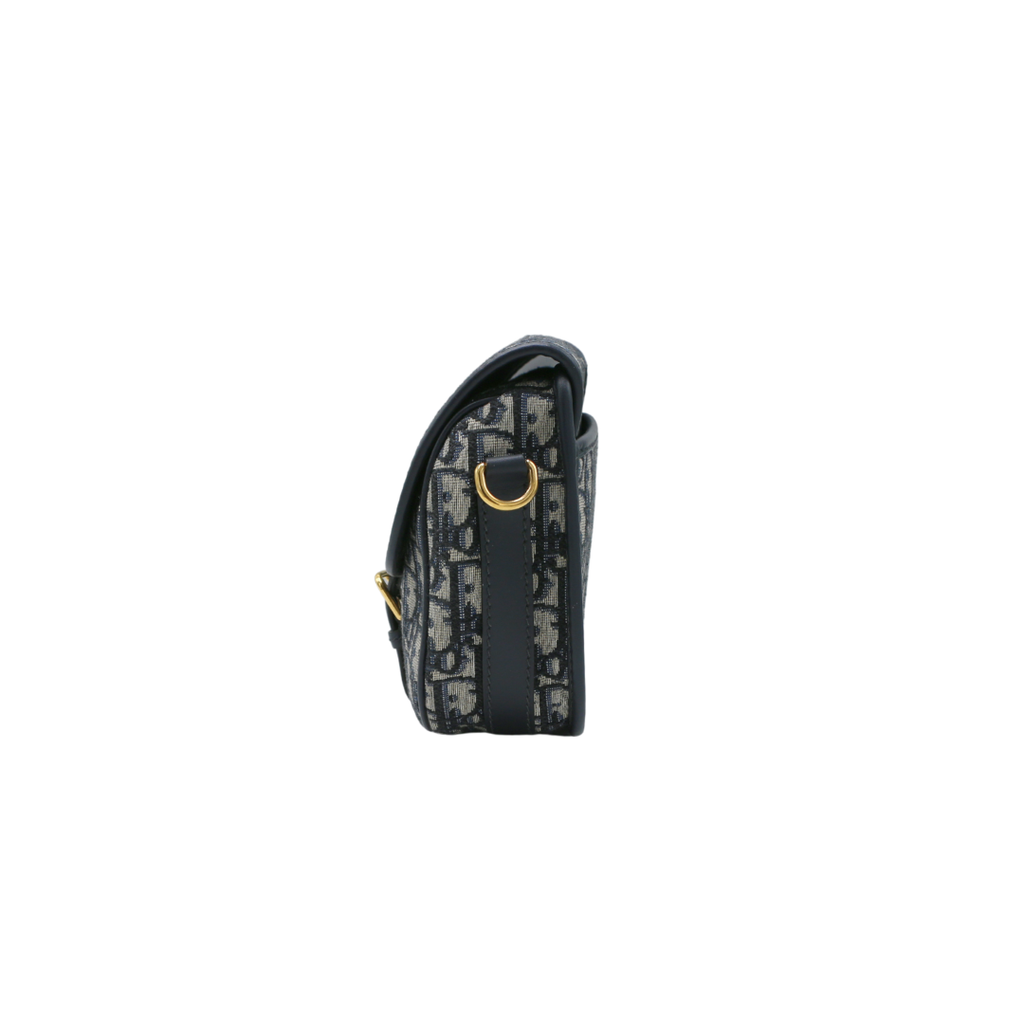 Christian Dior  Oblique Medium Bobby Flap Blue