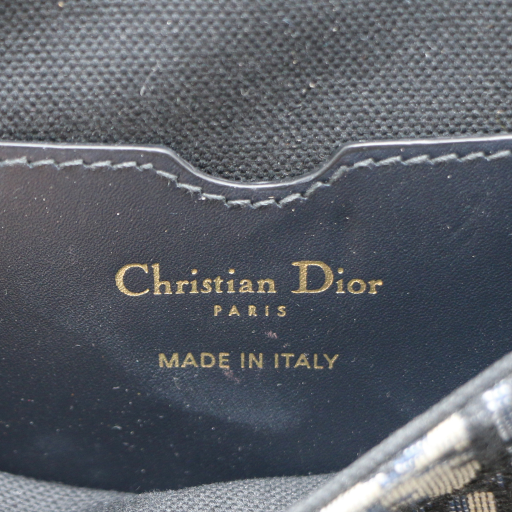 Christian Dior  Oblique Medium Bobby Flap Blue