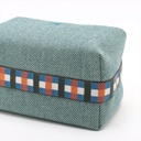 Hermes Bride A Brac GM Wool Bag Navy Blue 