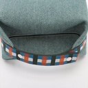 Hermes Bride A Brac GM Wool Bag Navy Blue 