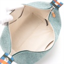 Hermes Bride A Brac GM Wool Bag Navy Blue 