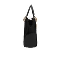 Christian Dior  Patent Cannage Small Lady Dior Black