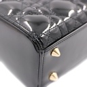 Christian Dior  Patent Cannage Small Lady Dior Black