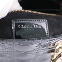 Christian Dior  Patent Cannage Small Lady Dior Black