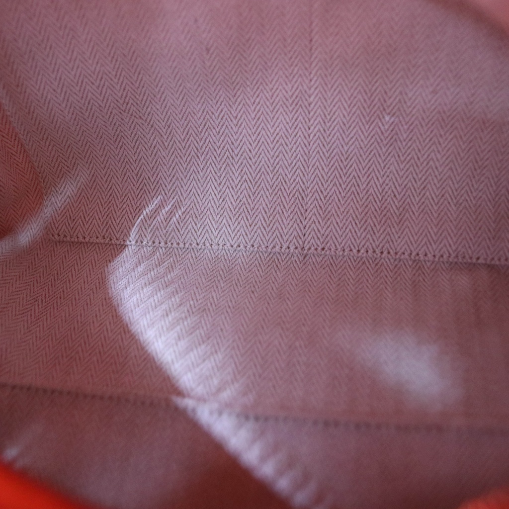 Hermes Large Bride A Brac Pouch Orange 