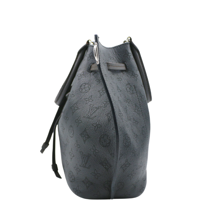 Louis Vuitton Monogram Mahina Girolata Bag Black