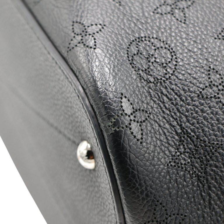 Louis Vuitton Monogram Mahina Girolata Bag Black