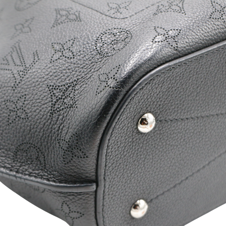 Louis Vuitton Monogram Mahina Girolata Bag Black