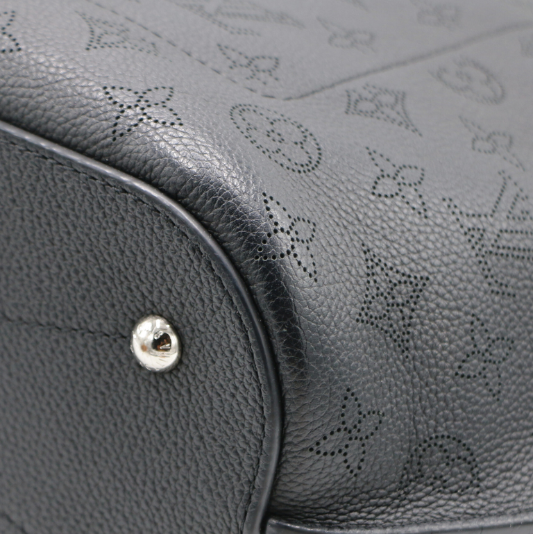 Louis Vuitton Monogram Mahina Girolata Bag Black