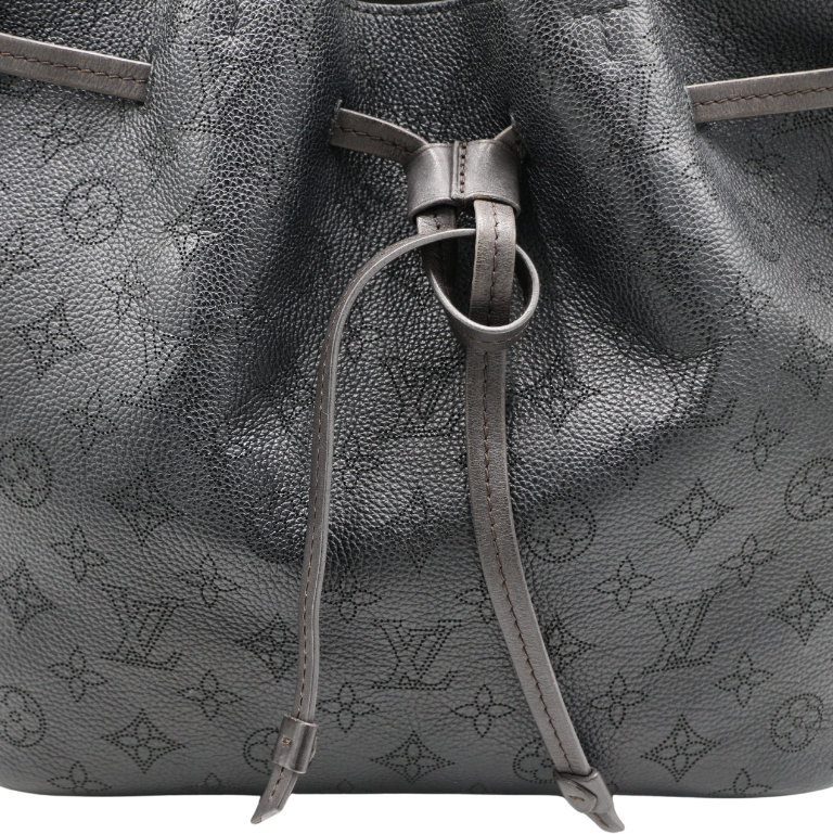 Louis Vuitton Monogram Mahina Girolata Bag Black