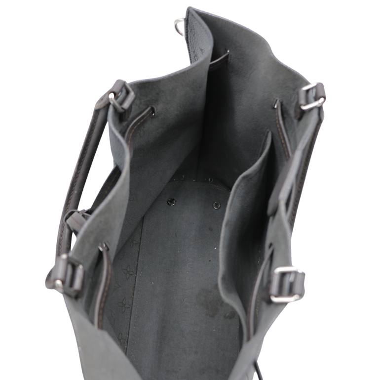 Louis Vuitton Monogram Mahina Girolata Bag Black