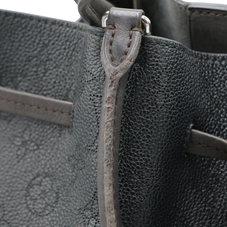 Louis Vuitton Monogram Mahina Girolata Bag Black