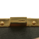 Fendi Peach Leather Micro Peekaboo Crossbody Bag