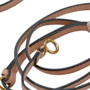 Fendi Peach Leather Micro Peekaboo Crossbody Bag