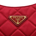 Prada Nylon Quilted Re-Edition Handbag Red