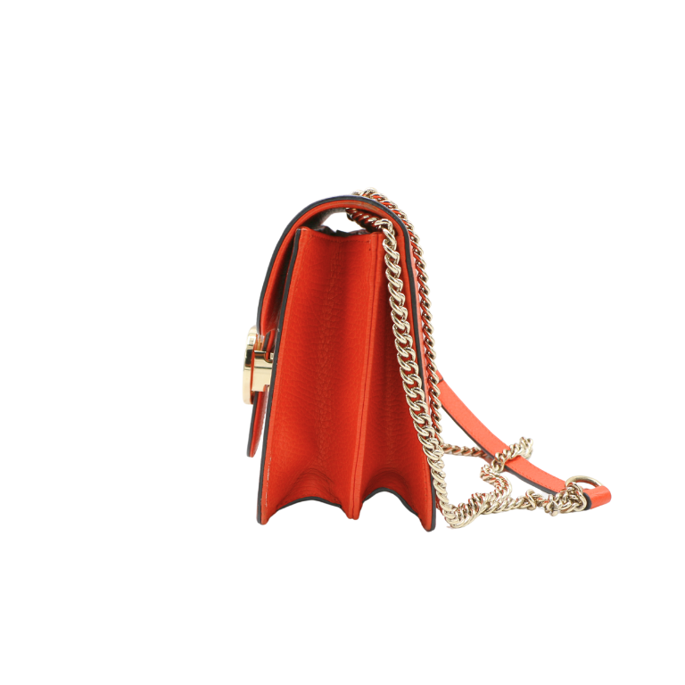 Gucci Icon GG Interlocking Small Crossbody Bag Orange 510304