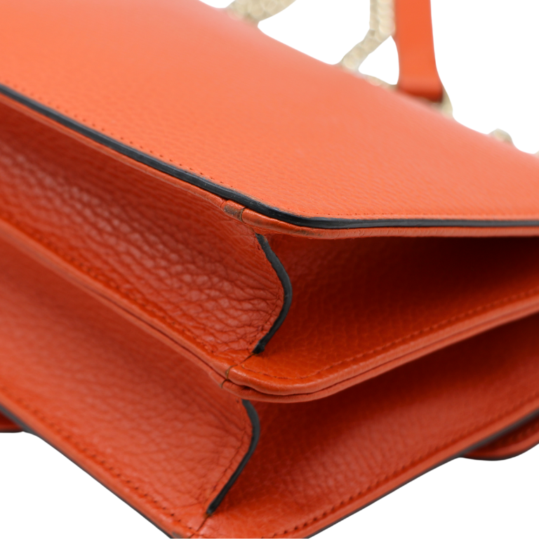 Gucci Icon GG Interlocking Small Crossbody Bag Orange 510304