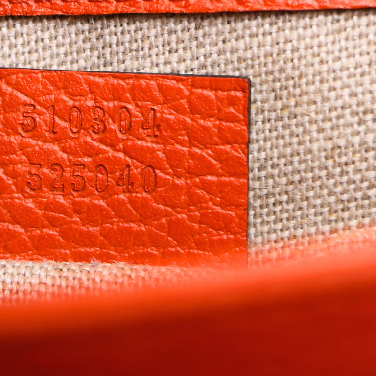 Gucci Icon GG Interlocking Small Crossbody Bag Orange 510304