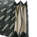 Gucci X BALENCIAGA Calfskin Logo Print Small Dionysus Shoulder Bag Black 400249