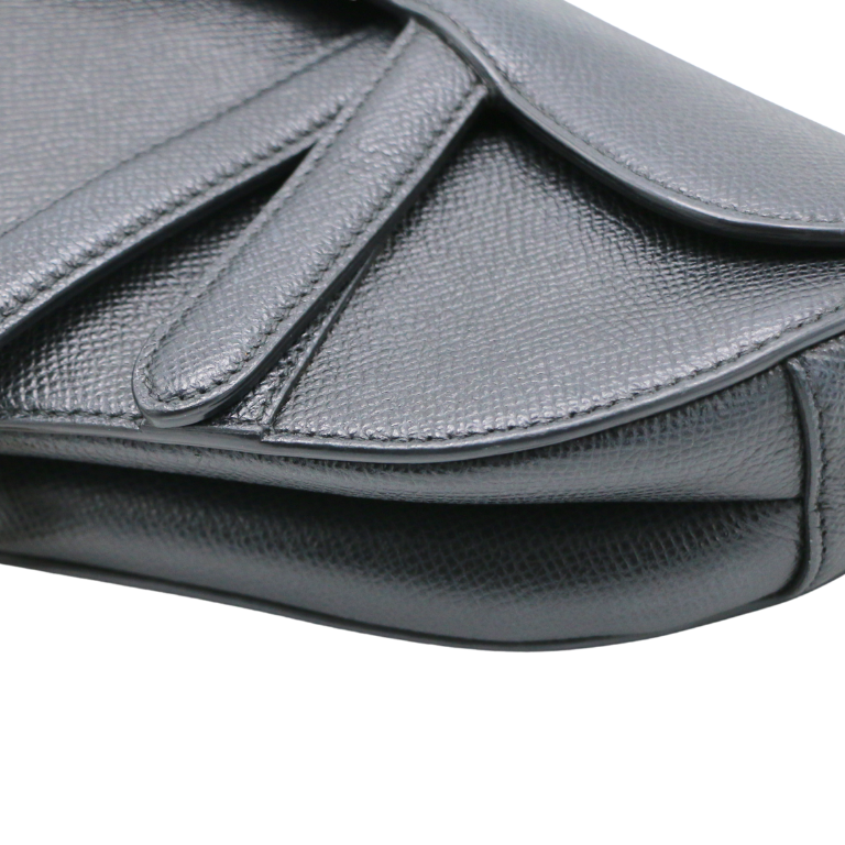 Christian Dior Mini Saddle Bag Black