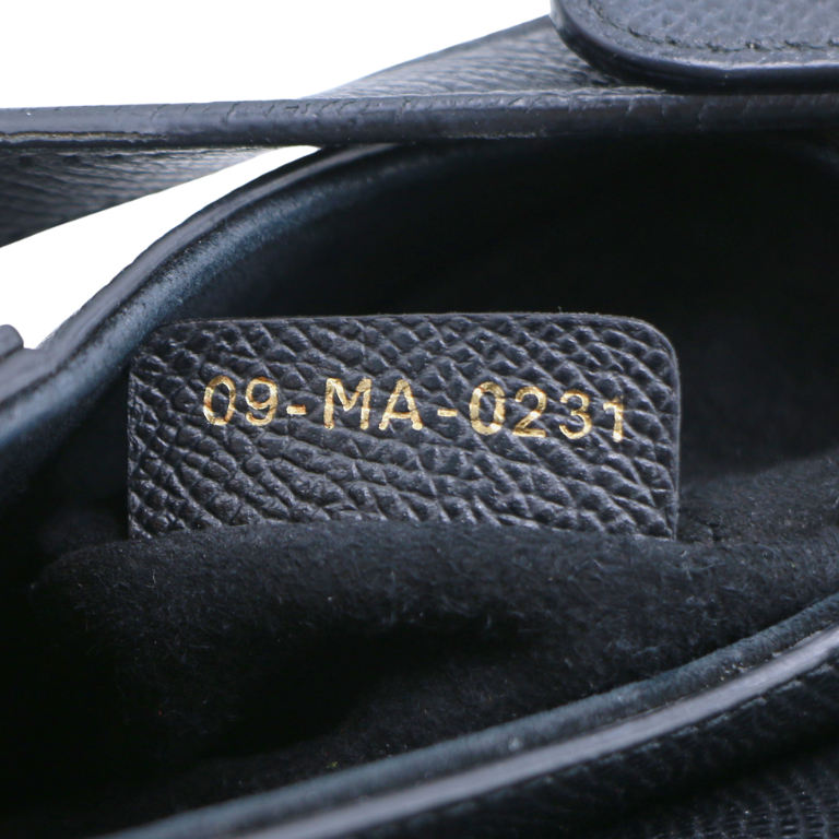 Christian Dior Mini Saddle Bag Black