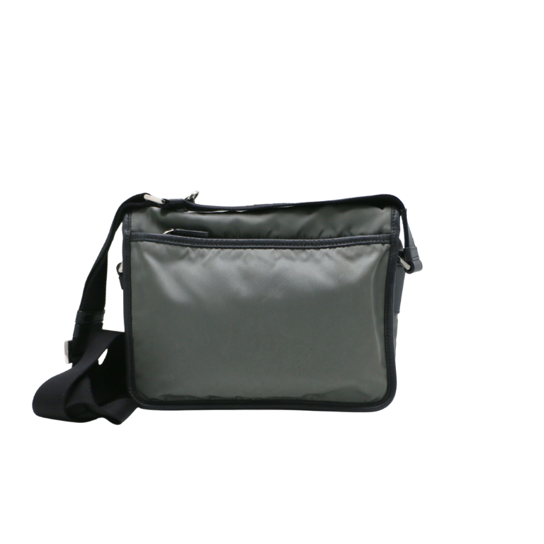 Prada Re-Nylon Crossbody Bag Grey