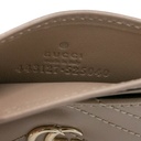Gucci GG Matelasse Chevron Marmont Card Case Beige 443127