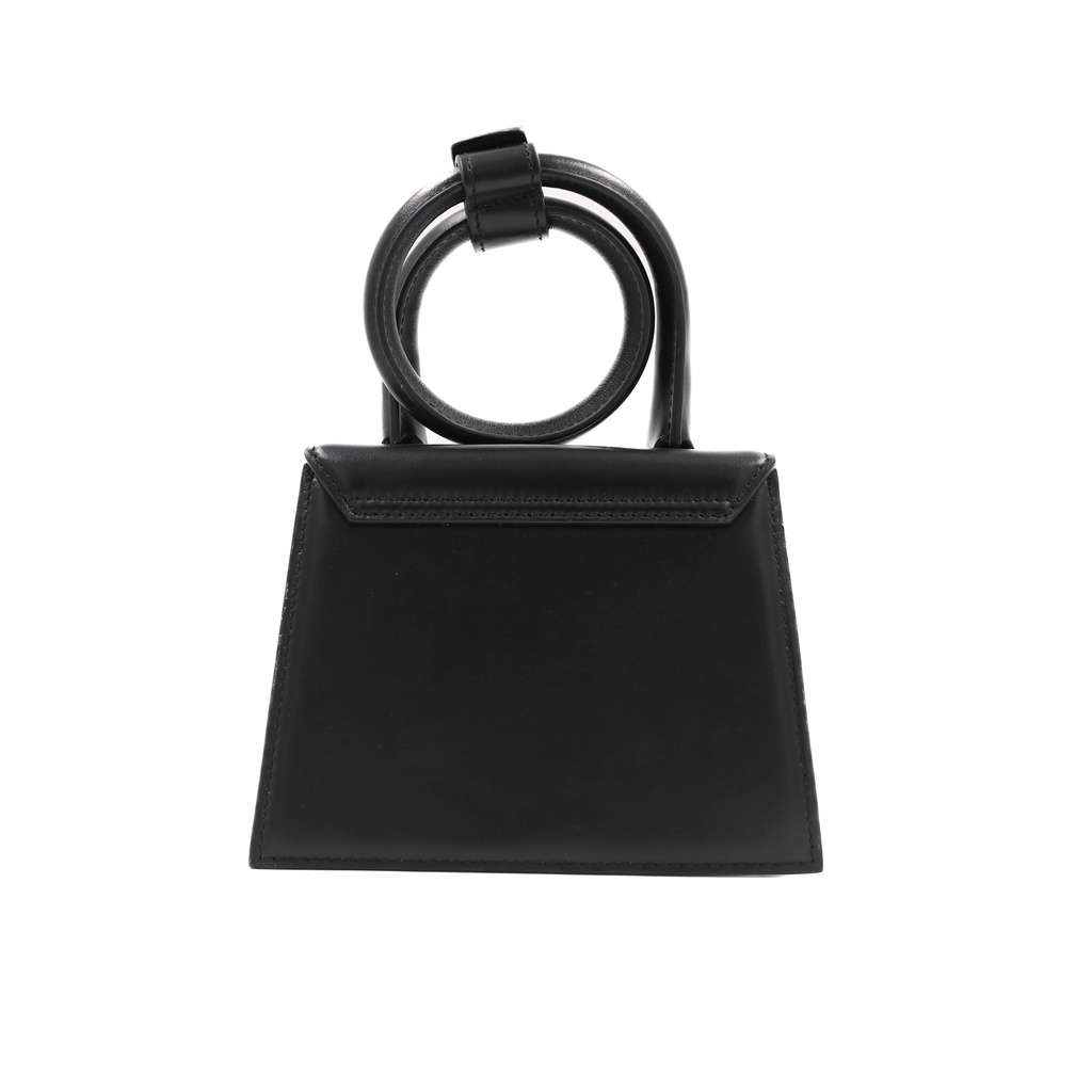 Jacquemus Smooth Calfskin Le Chiquito Noeud Black
