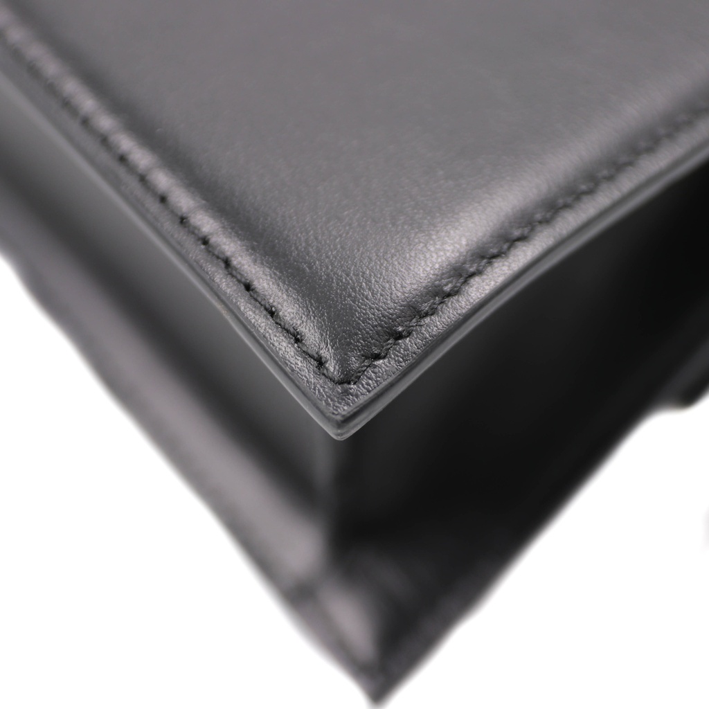 Jacquemus Smooth Calfskin Le Chiquito Noeud Black