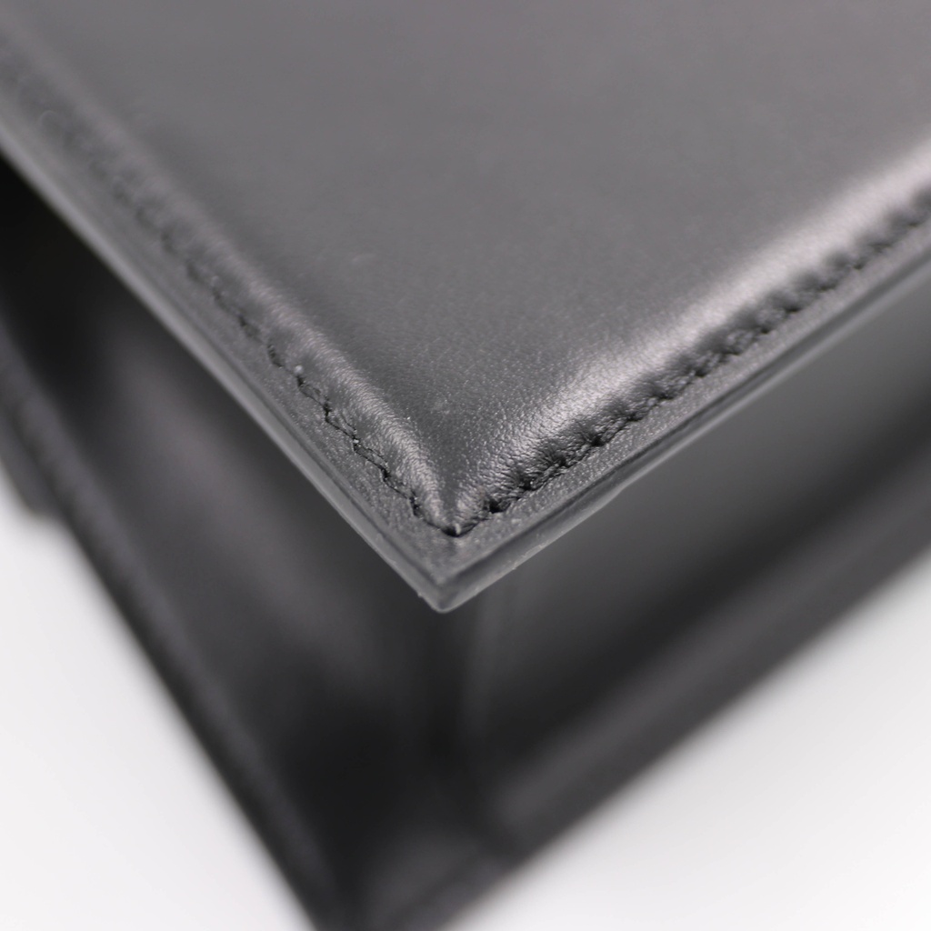 Jacquemus Smooth Calfskin Le Chiquito Noeud Black