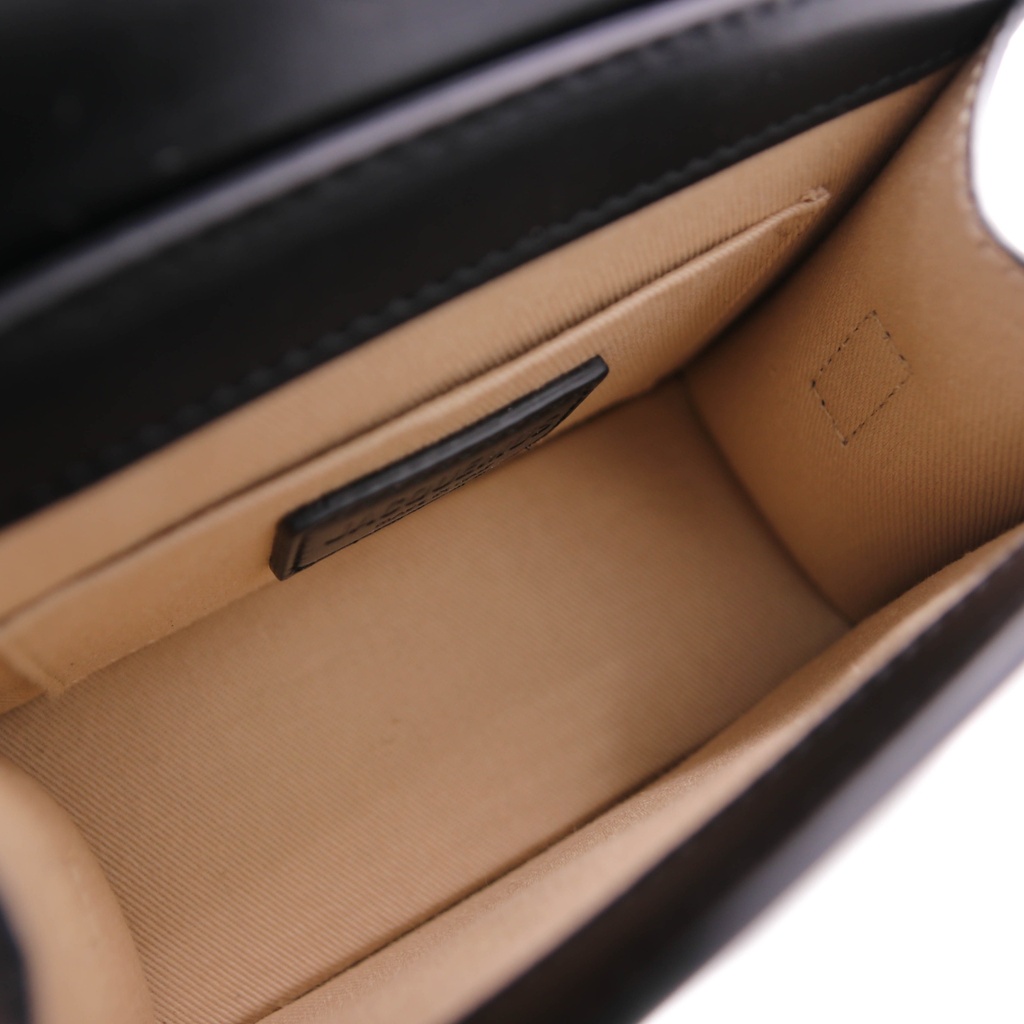 Jacquemus Smooth Calfskin Le Chiquito Noeud Black