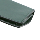 Prada Saffiano Long Folded Wallet Green