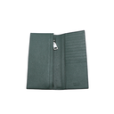 Prada Saffiano Long Folded Wallet Green