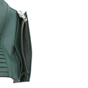 Prada Saffiano Long Folded Wallet Green