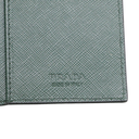 Prada Saffiano Long Folded Wallet Green