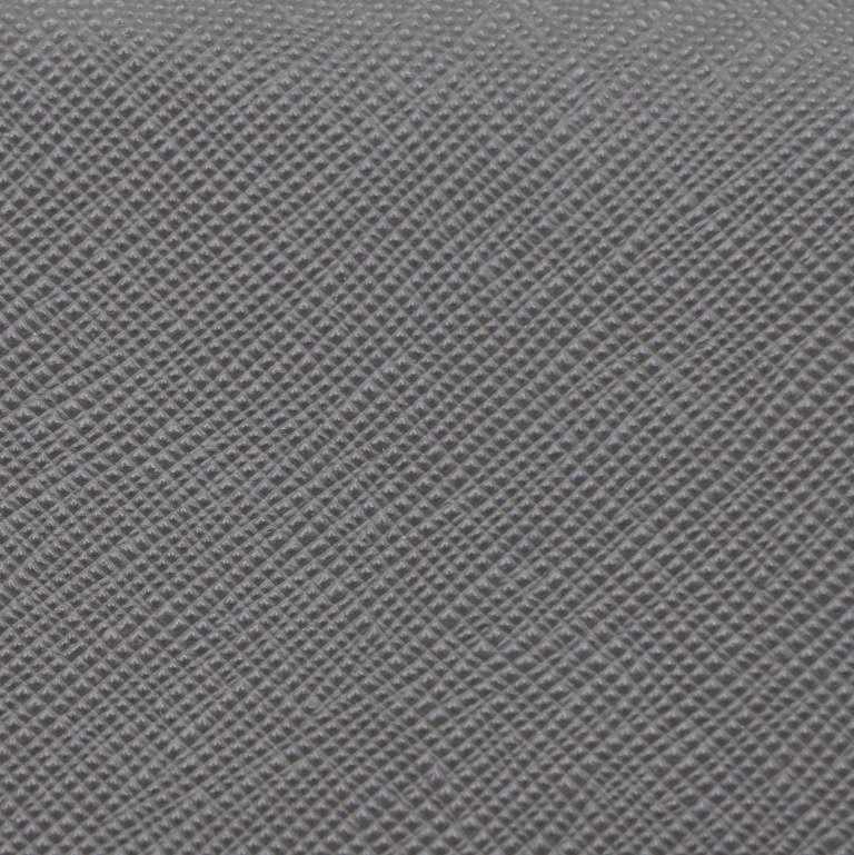 Prada Saffiano Long Folded Wallet Gray